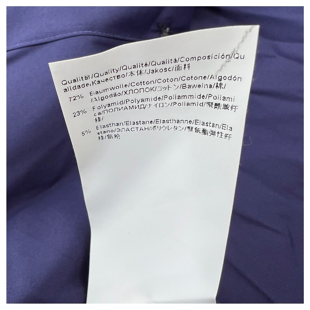 Hugo Boss Purple L/S Cotton Polyamide Spandex Button Up Mens Size 39/15.5 - Picture 8 of 8